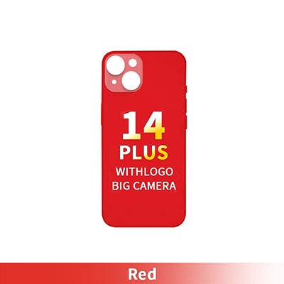iPhone 14 Plus - OEM Compatible Back Glass - Red (Big Hole)