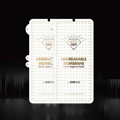 Unbreakable Membrane Screen Protector for Galaxy S22 - 2 PACK