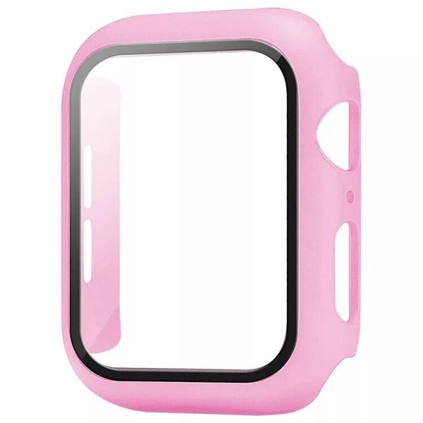 Apple Watch 44mm Cover with Screen Protector - Pink