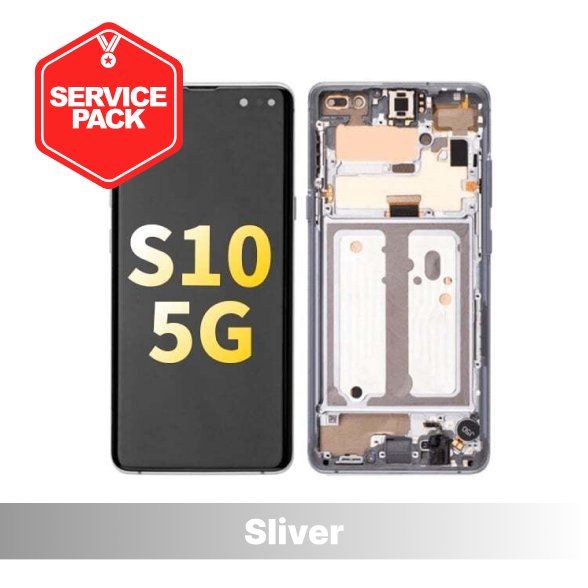 Samsung Galaxy S10 5G Screen Service Pack - SILVER