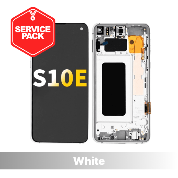 Samsung Galaxy S10E Screen Service Pack - Prism White