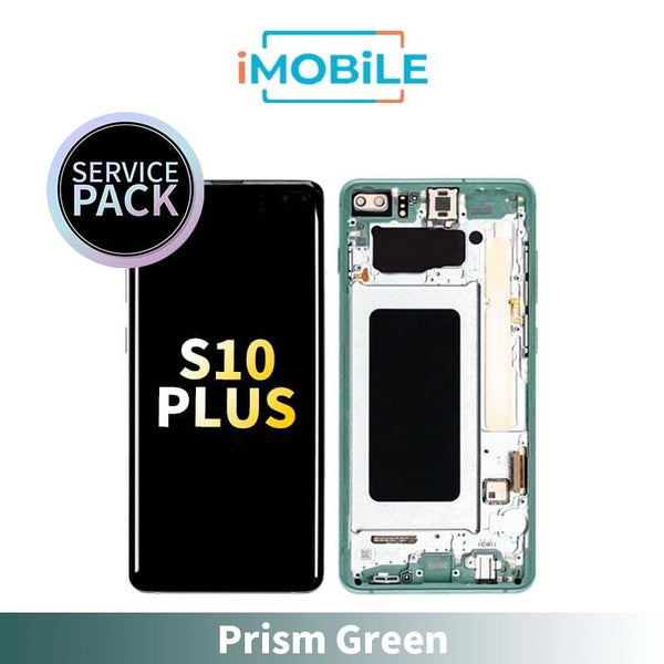 Samsung Galaxy S10 Plus Screen Service Pack - Prism Green