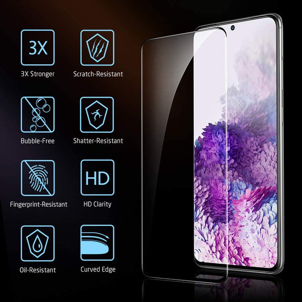Tempered Glass For Samsung Galaxy S20 - 2 Pack