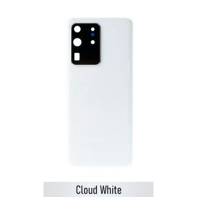 Samsung Galaxy S20 Ultra Back Glass Replacement - Cloud White back glass replacement part