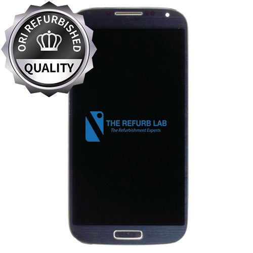 Samsung I9506 Galaxy S4 Compatible Amoled Assembly - Refurbished with Frame - Black