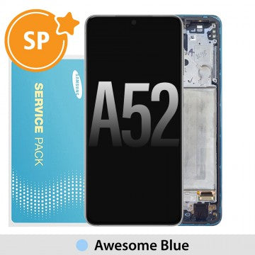 Samsung Galaxy A52/A525 5G/A526/528 Service Pack OLED Screen - Blue