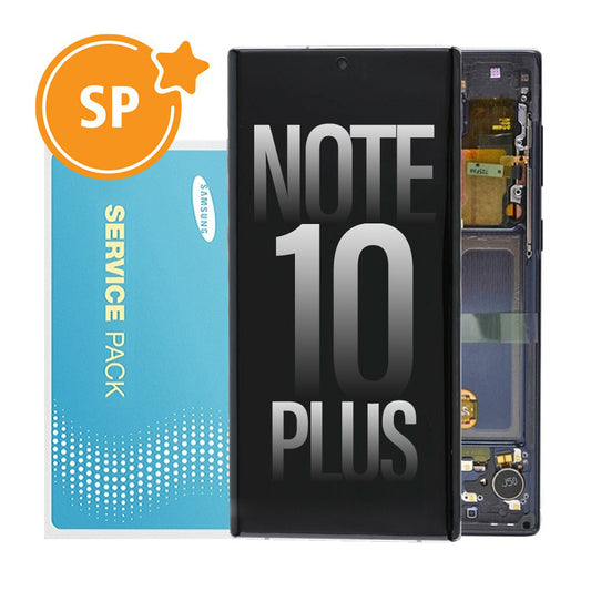 Samsung Galaxy Note 10 Plus Genuine Original Service Pack - Black