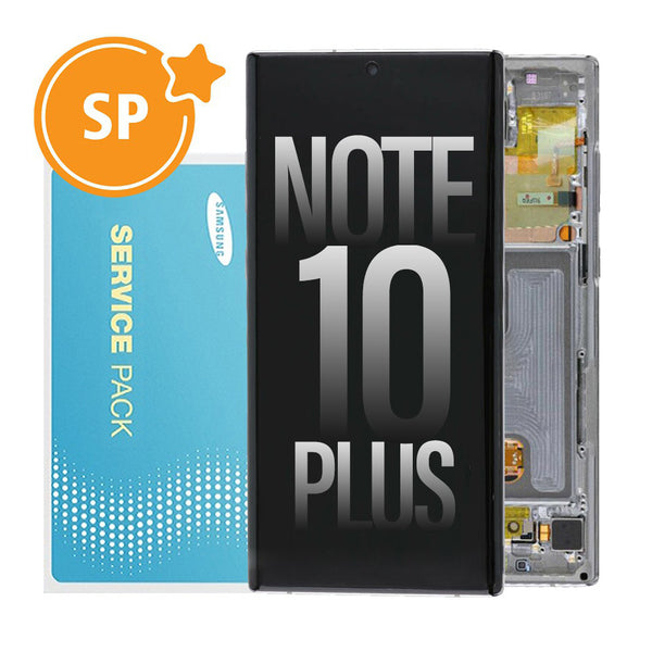 Samsung Galaxy Note 10 Plus Genuine Original Service Pack - Aura White