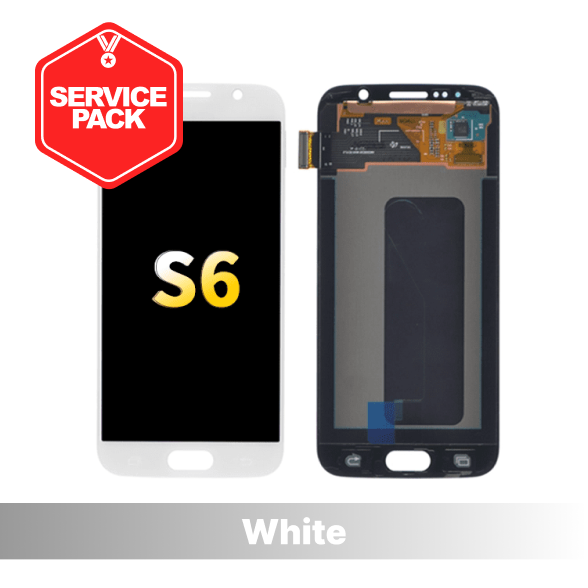 Samsung Galaxy S6 G920I Genuine Original Service Pack Amoled Assembly - White