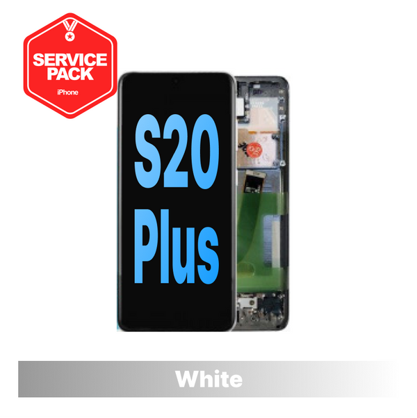 Samsung Galaxy S20 Plus Service Pack Screen - White