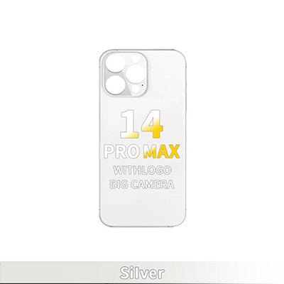 iPhone 14 Pro Max OEM Compatible Back Glass - Silver (Big Hole)