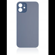 iPhone 12 Compatible Back Glass - Blue (Big Hole)