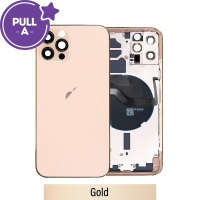 iPhone 12 Pro Oem Compatible Housing with Full Parts - Gold
