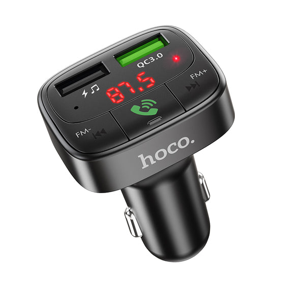 HOCO E59 Wireless FM Transmitter with Qc3.0 Fast Car Charger