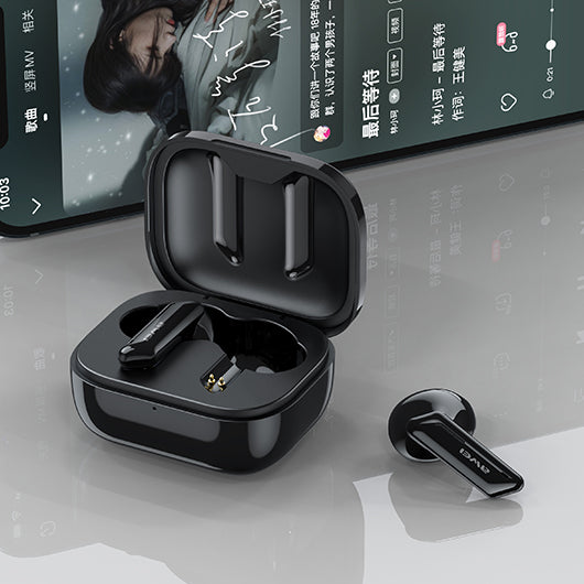 Awei T36 True Wireless Sport Earbuds with Charging case - Black