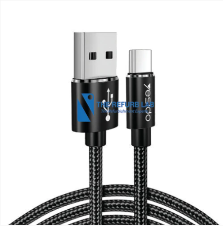 YESIDO Fast Charging Cable 2M 2.4A Nylon Braid - Type-C CA63C