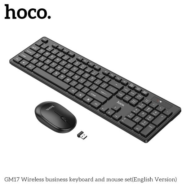 HOCO GM17 Wireless business keyboard and mouse set