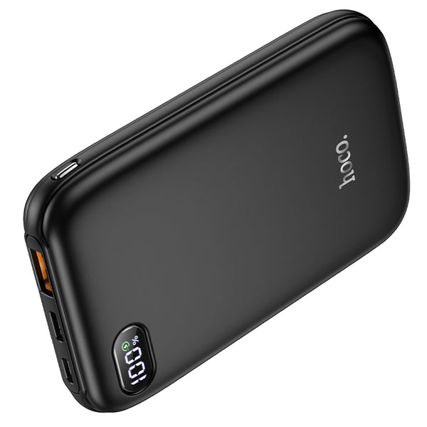 HOCO Q2 Portable PD Fast Charger Power Bank with LED Display (10000mAh) - Black