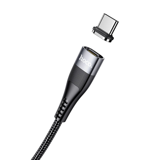 HOCO U99 Vortex 100W magnetic charging data cable Type-C to Type-C(L=1M)