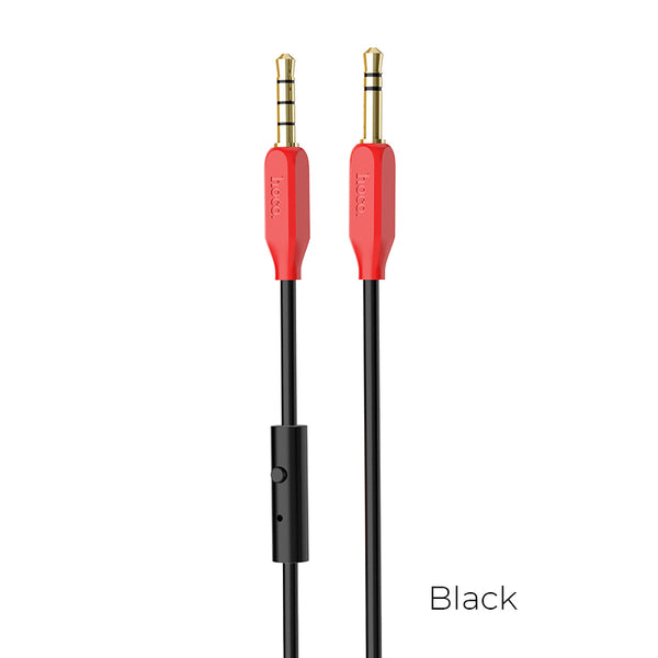HOCO UPA12 Aux to Aux 3.5mm with Mic.- Black