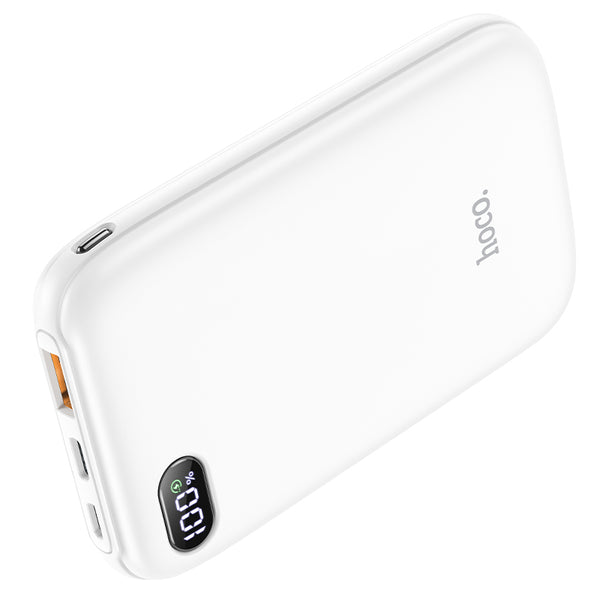 HOCO Q2 Portable PD Fast Charger Power Bank with LED Display (10000mAh) - White