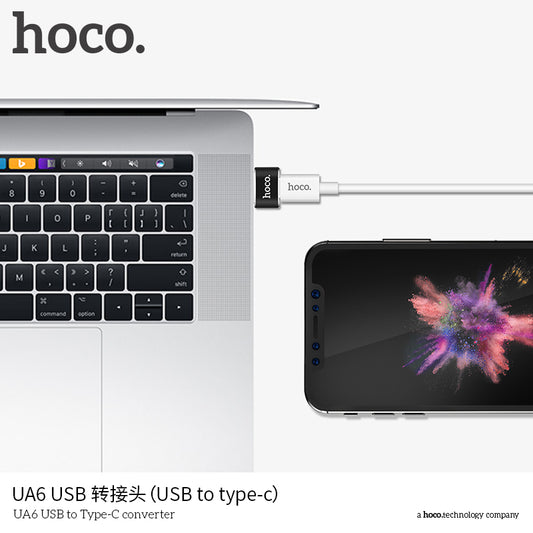 HOCO UA6 USB-A to Type C Adapter