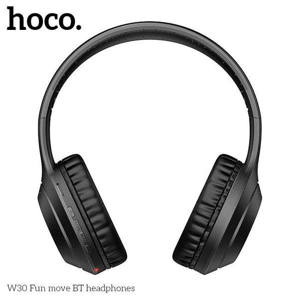 HOCO W30 Strong Bass Wireless Headphone - Black
