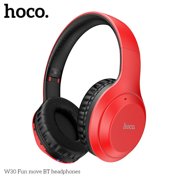 W30 Fun move BT headphones - Red