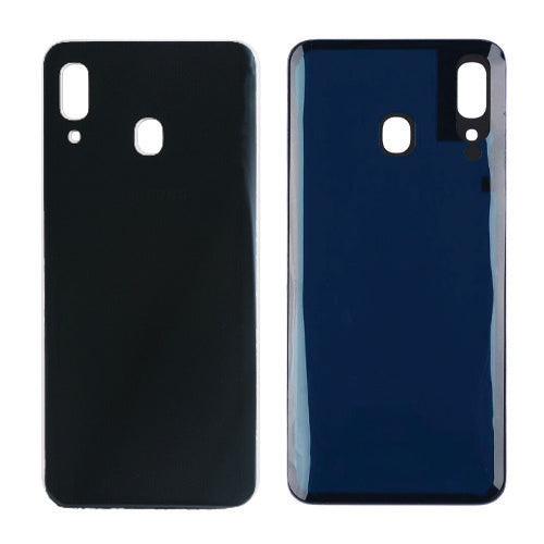 Samsung Galaxy A30 Compatible Back Cover with Adhesive - Black