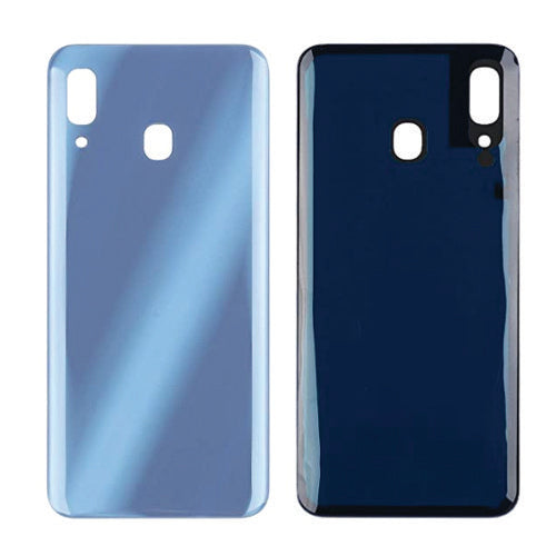 Samsung Galaxy A30 Compatible Back Cover with Adhesive - Blue