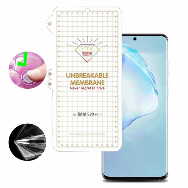 Unbreakable Membrane Screen Protector for Galaxy S20 FE - 2 PACK