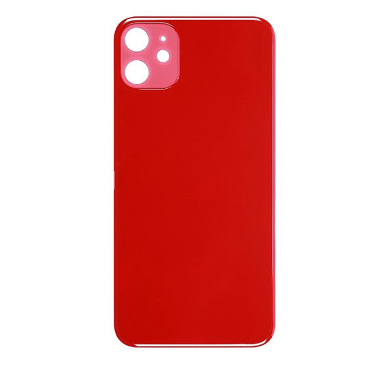 iPhone 11 Back Glass - Red (Big Hole)