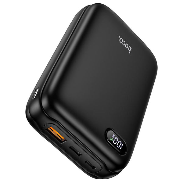 HOCO Q2A Portable PD Fast Charger Power Bank with LED Display (20000mAh) - Black
