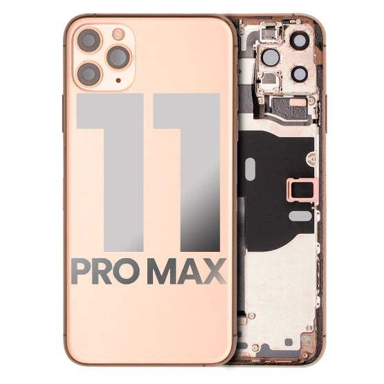 iPhone 11 Pro Max Oem Compatible Housing With Full Parts - Gold
