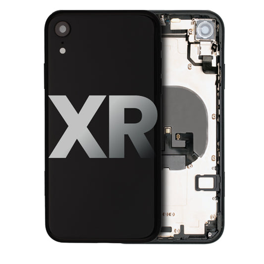 iPhone XR Back Housing With Small Parts - Black