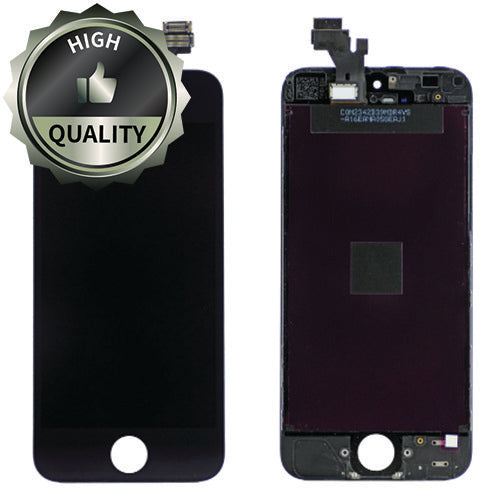 iPhone 5 Compatible LCD Screen Assembly - Aftermarket - High Quality - Black