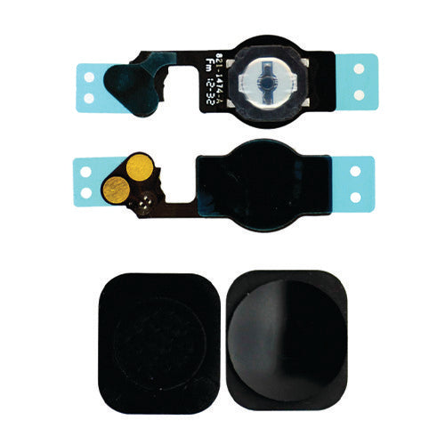 iPhone 5 HOME BUTTON WITH FLEX CABLE Black - BW100