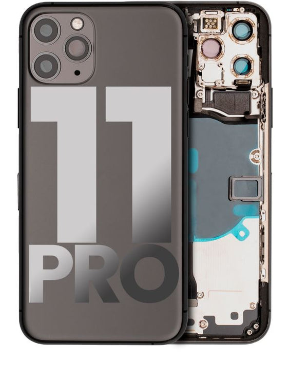 iPhone 11 Pro Housing With Parts (NO Charging Port) - Black