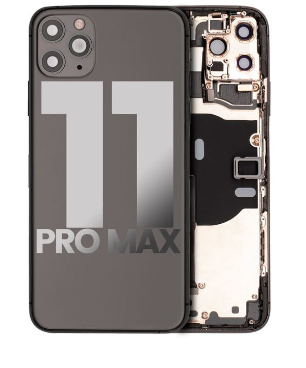 iPhone 11 Pro Max Housing With Parts (NO Charging Port) - Black