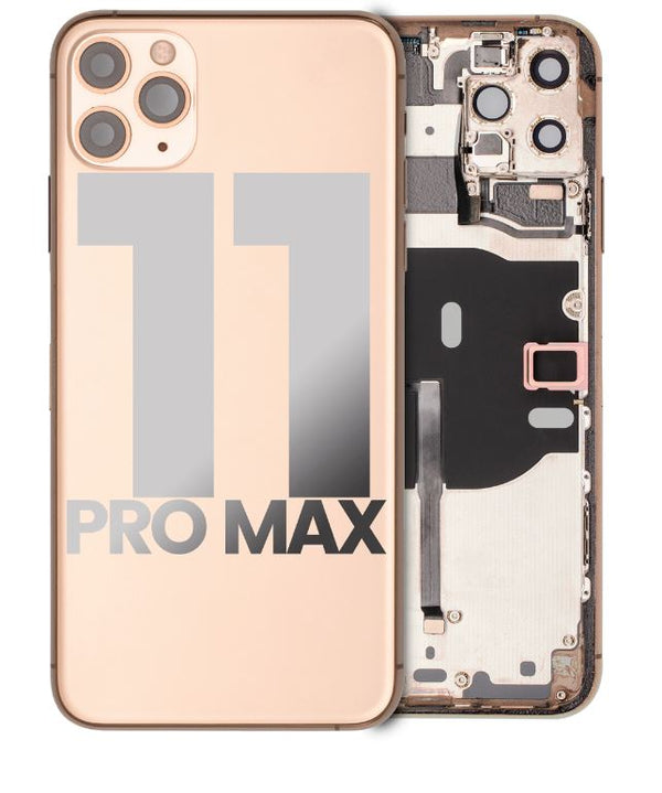 iPhone 11 Pro Max Housing With Parts (NO Charging Port) - Gold
