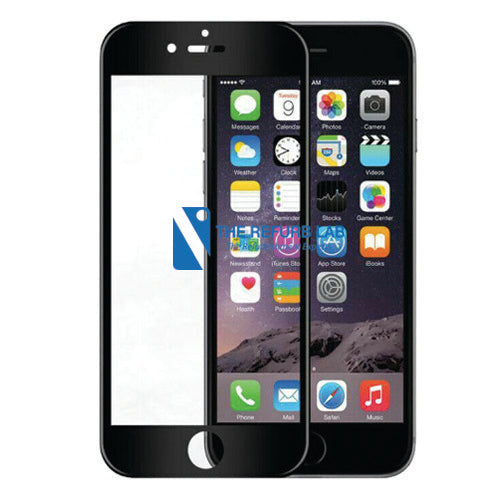 3D Full Coverage Tempered GLASS Screen Protector for iPhone 6 Black - 15 Pack