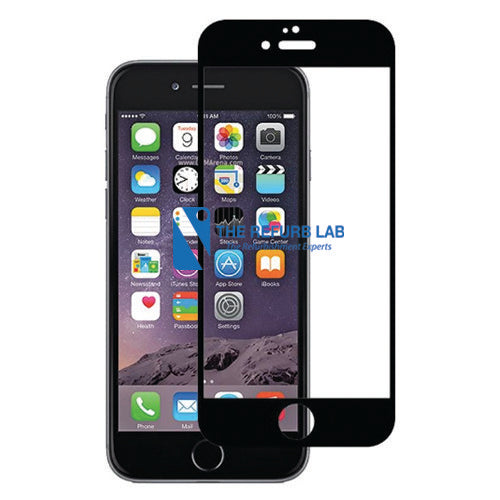 3D Full Coverage Tempered GLASS Screen Protector for iPhone 6 Plus Black - 15 Pack