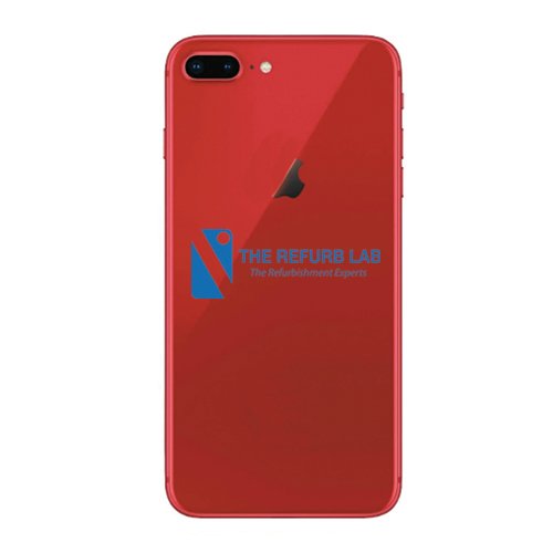 iPhone 8 Plus Back Glass With Camera Lens - Red