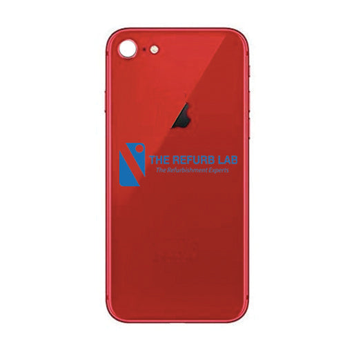 iPhone 8 - Compatible Back Glass - Red (Big Hole)
