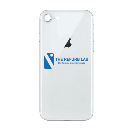 iPhone 8 - Compatible Back Glass - White (Big Hole)