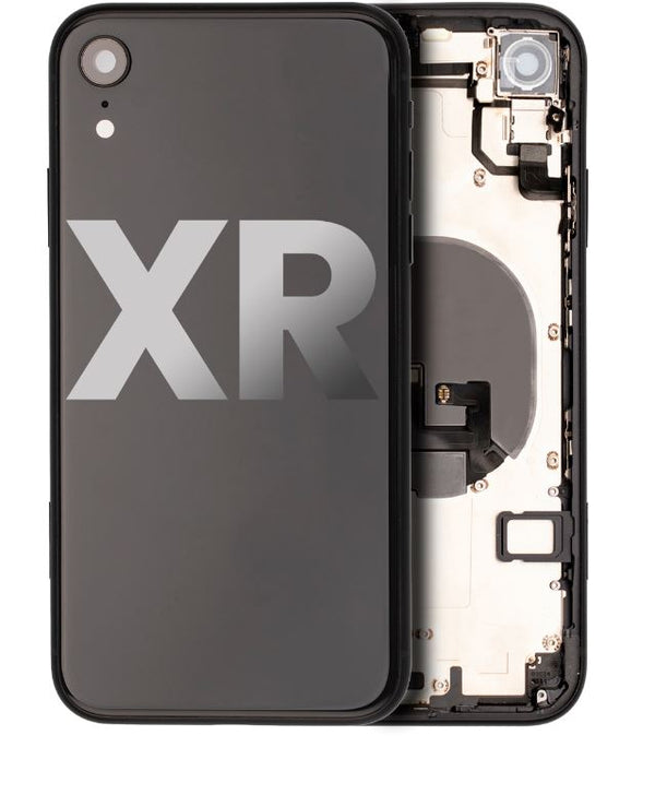 iPhone XR Housing With Parts (NO Charging Port) - Black