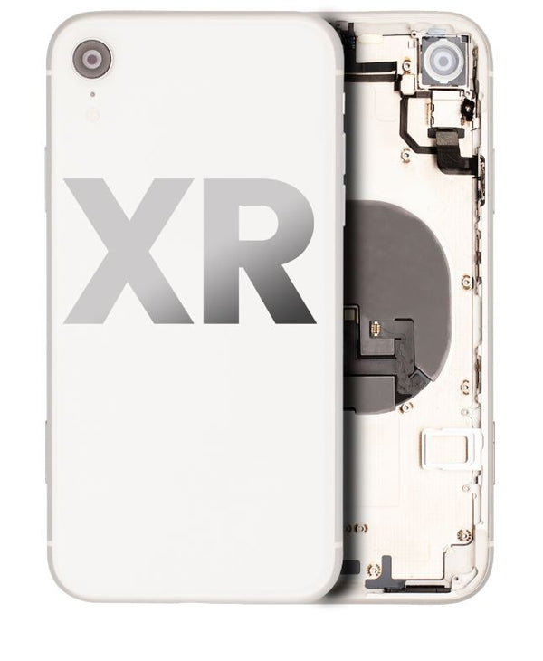 iPhone XR Housing With Parts (NO Charging Port) - White