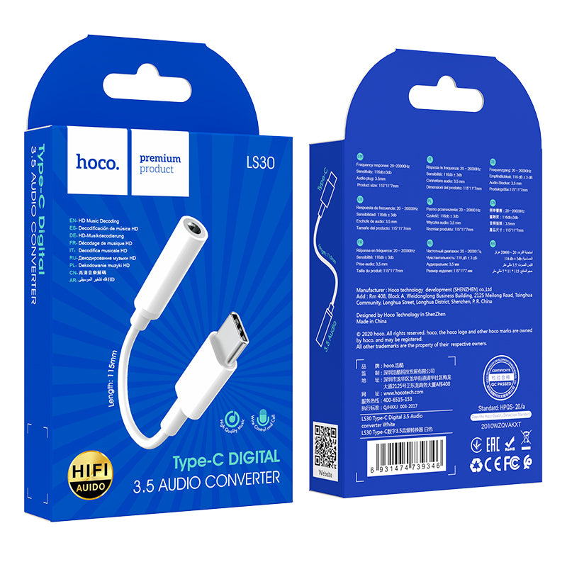 HOCO LS30 Type-C Digital 3.5 Audio converter