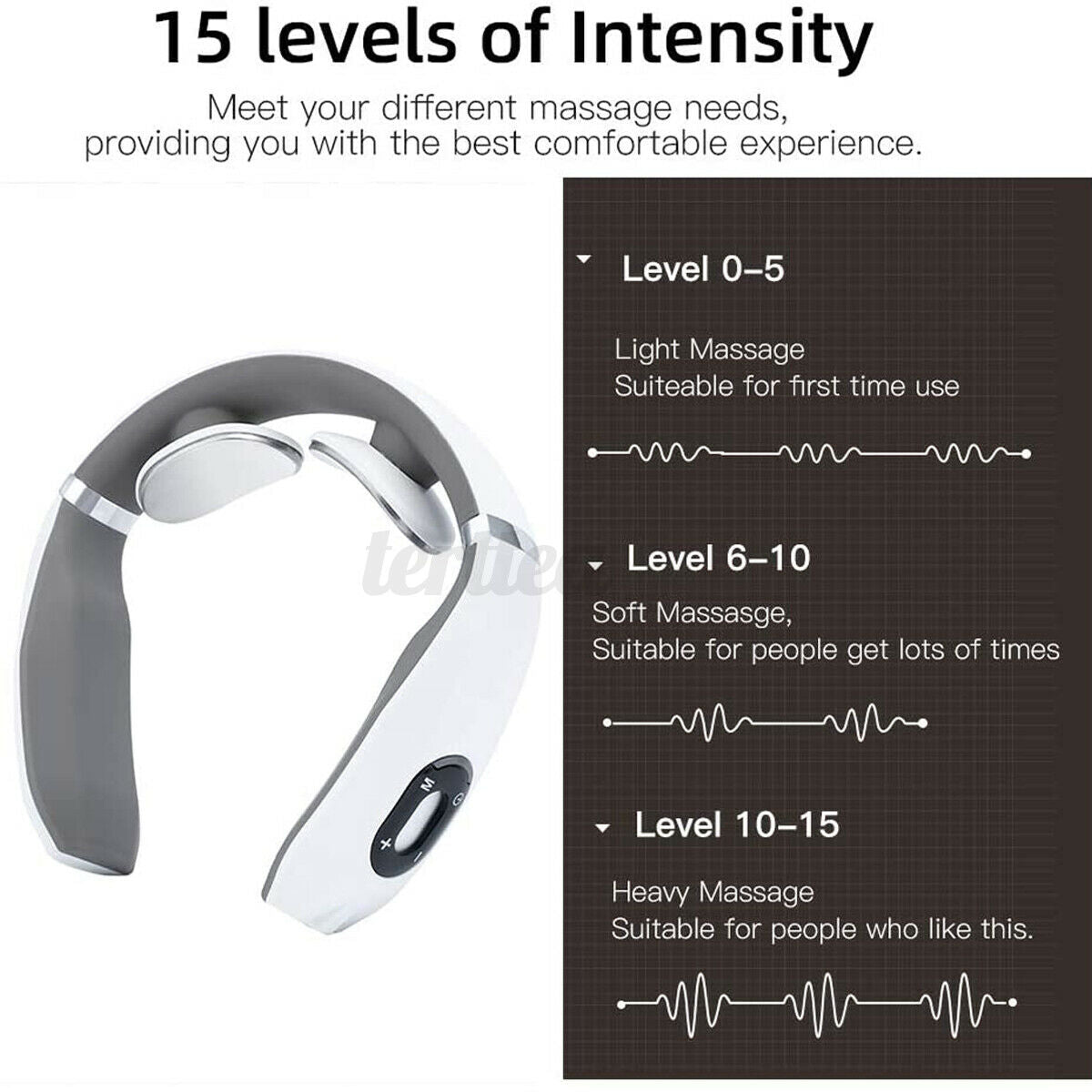 Pulse Massager for Neck with heater (Rechargeable)