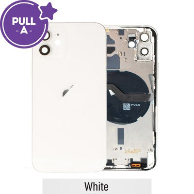 iPhone 12 Oem Compatible Housing with Full Parts - White